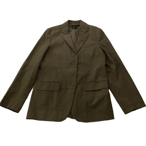 Mark Ecko Cut & Sew : Med. Blazer : Military Rock & Roll Grenade Dark Green